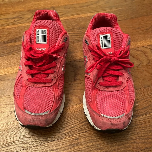 New Balance 990 V4 Women’s 6.5 Pink‎ Ribbon Breast Cancer Sneakers USA Made - Picture 2 of 8